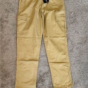Classic Khaki Cargo Pants for Men